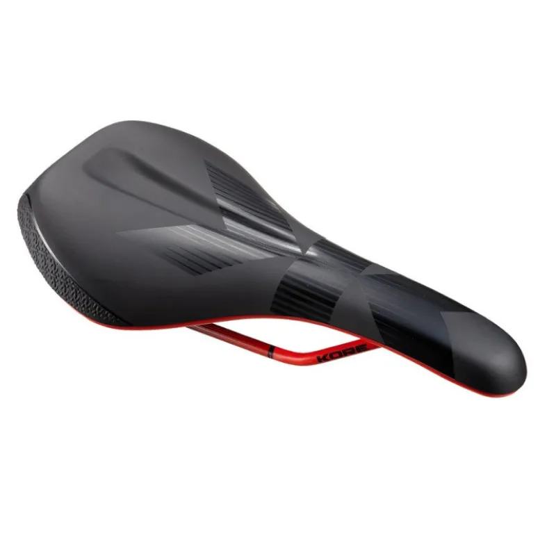 Șa pentru bicicletă KORE FUSE II SADDLE BLACK-RED Noutate